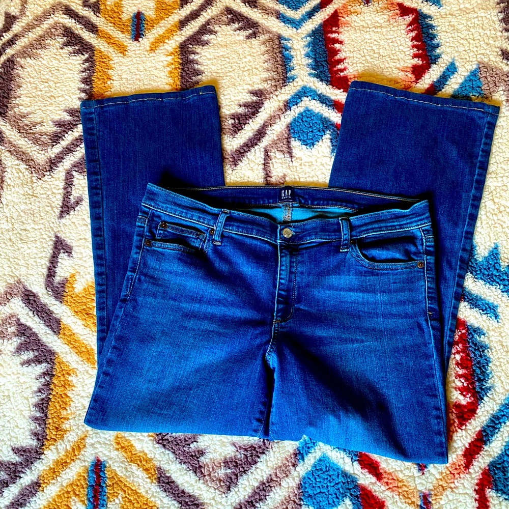 Gap 1969 Perfect Boot Cut Mid-rise Jeans, size 16/33S